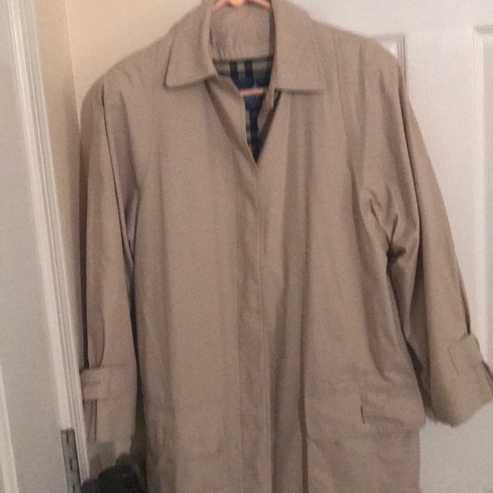 Original London Fog trench coat.